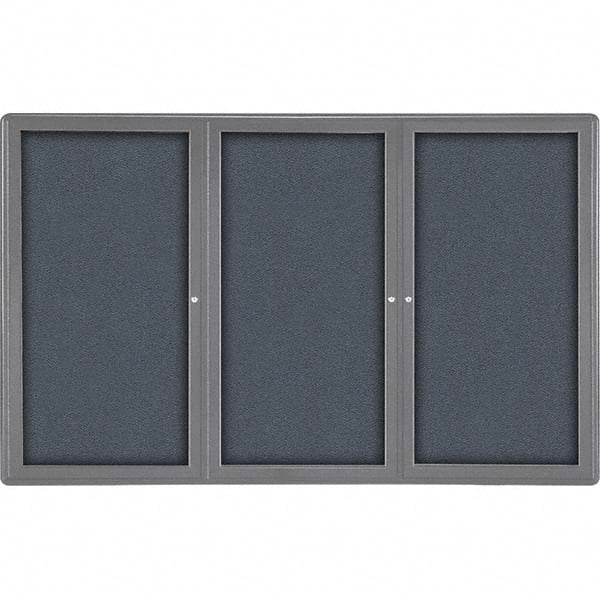 Ghent - Cork Bulletin Boards Style: Enclosed Fabric Bulletin Board Color: Gray - Exact Tooling