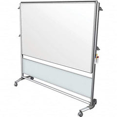 Ghent - Whiteboards & Magnetic Dry Erase Boards Type: Porcelain on steel Magnetic marker board Height (Inch): 76-1/8 - Exact Tooling