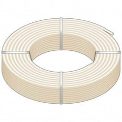 Mueller Industries - 0.862" ID x 1-1/8" OD, 100' Long, PEX-A Tube - Natural with Blue Print, 100 Max psi - Exact Tooling