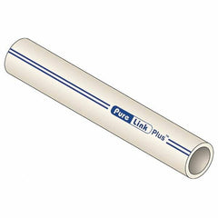 Mueller Industries - 0.862" ID x 1-1/8" OD, 100' Long, PEX-A Tube - Natural with Blue Print, 100 Max psi - Exact Tooling