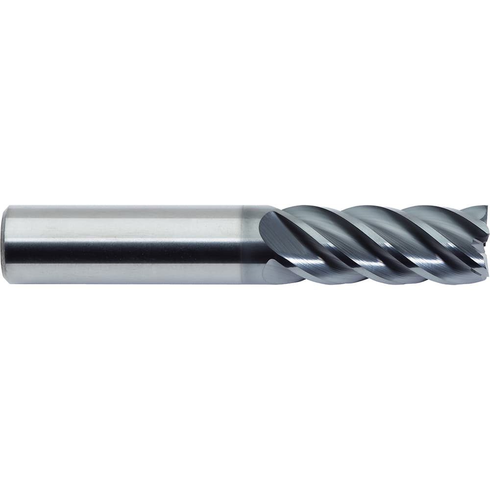 M.A. Ford - Square End Mills; Mill Diameter (Inch): 1/4 ; Mill Diameter (Decimal Inch): 0.2500 ; Number of Flutes: 5 ; Length of Cut (Inch): 3/4 ; Length of Cut (Decimal Inch): 0.7500 ; Material: Solid Carbide - Exact Tooling