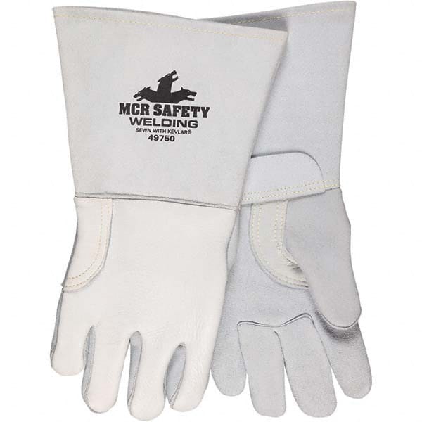 MCR Safety - Size L Foam Lined Elkskin Welding Glove - Exact Tooling