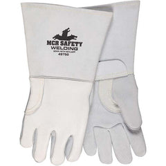 MCR Safety - Size L Foam Lined Elkskin Welding Glove - Exact Tooling