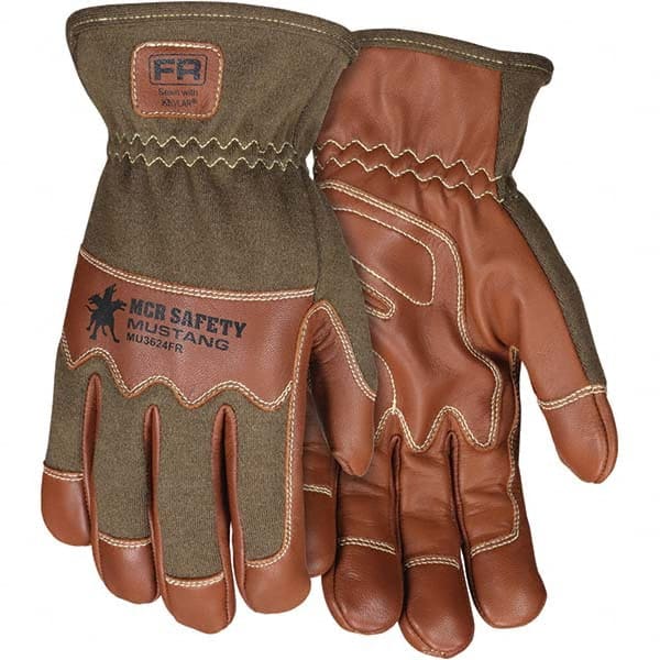 MCR Safety - Size XL Goatskin Work Gloves - Exact Tooling