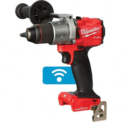 Milwaukee Tool - 18 Volt 1/2" Chuck Pistol Grip Handle Cordless Drill - 0-2000 RPM, Keyless Chuck, Reversible, Lithium-Ion Batteries Not Included - Exact Tooling