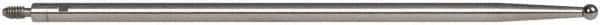 INTERAPID - 0.08" Ball Diam, Carbide, Ball Test Indicator Contact Point - 2.675" Contact Point Length, Use with Brown & Sharpe 74.111965 Interapid 312 Dial Test Indicator - Exact Tooling