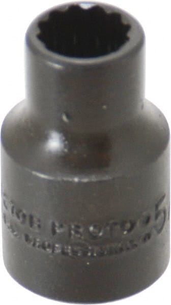 Proto - 5/16", 3/8" Drive, Standard Hand Socket - 12 Points, 1-3/32" OAL, Alloy Steel, Black Finish - Exact Tooling