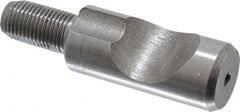Bison - Lathe Chuck Camlock Stud - 6-1/4" Chuck Diam Compatible, D1-4 Mount, 5/8" OD, M10x1 Thread - Exact Tooling