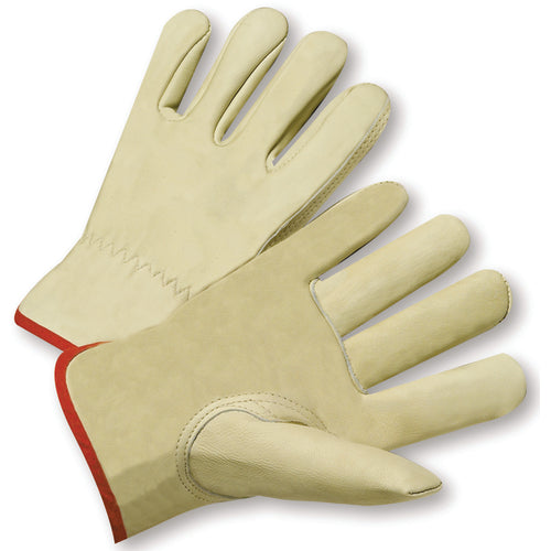 Select Grain Cowhide Leather Drivers Gloves Medium - Exact Tooling