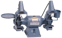 Baldor - 8" Wheel Diam x 1" Wheel Width, 3/4 hp Grinder - 3/4" Arbor Hole Diam, 1 Phase, 1,800 Max RPM, 115/230 Volts - Exact Tooling