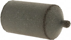 Cratex - 1" Max Diam x 1-3/4" Long, Cone, Rubberized Point - Coarse Grade, Silicon Carbide, 1/4" Arbor Hole, Unmounted - Exact Tooling