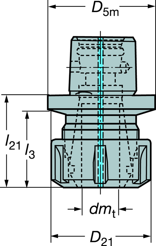 C33911420036 CAPTO ADAPTER - Exact Tooling