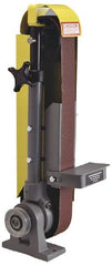 Kalamazoo - 48 Inch Long x 2 Inch Wide Horizontal and Vertical Belt Sanding Machine - Use with any motor up to 1/2 hp. Includes V belt and pulley. - Exact Tooling