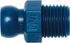Loc-Line - 1/4" Hose ID, Male to Female Coolant Hose Connector - 1/4" BSPT, For Loc-Line Modular Hose Systems - Exact Tooling