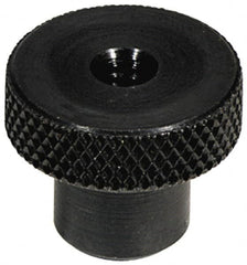 Jergens - 3/4 Inch Head, Steel Knob - Knurled, Carbon Steel, with Black Oxide Finish - Exact Tooling