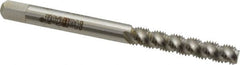 Heli-Coil - M4x0.70 Metric Coarse, 3 Flute, Bottoming Chamfer, Bright Finish, High Speed Steel Spiral Flute STI Tap - Right Hand Flute, 2-3/8" OAL, 4.93mm Shank Diam, 7/8" Thread Length, 5H Class of Fit - Exact Tooling