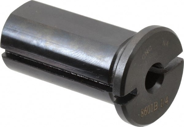 Global CNC Industries - 1/4" ID, 3/4" OD, 1-1/2" Length Under Head, Type B Lathe Tool Holder Bushing - Type B, 0.19 Inch Thick Head - Exact Tooling