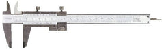 Fowler - 0 to 8" Stainless Steel Vernier Caliper - 0.02mm Graduation, 1.9" Jaw Depth, 0.0015" Accuracy, Includes Depth, Inside Diameter, Outside Diameter, Step - Exact Tooling