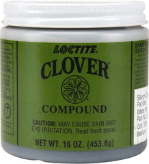 Loctite - 1 Lb Water Soluble Compound - Compound Grade Very Fine, 180 Grit, Black & Gray, Use on General Purpose - Exact Tooling