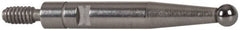 INTERAPID - 0.08" Ball Diam, Carbide, Ball Test Indicator Contact Point - 0.65" Contact Point Length, Use with Brown & Sharpe Interapid 312 Dial Test Indicators (Except 74.111965 & 74.111958) - Exact Tooling