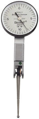 TESA Brown & Sharpe - 0.02 Inch Range, 0.0005 Inch Dial Graduation, Horizontal Dial Test Indicator - 1-1/2 Inch White Dial, 0-10-0 Dial Reading, Accurate to 0.0005 Inch - Exact Tooling