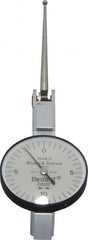 TESA Brown & Sharpe - 0.02 Inch Range, 0.0005 Inch Dial Graduation, Horizontal Dial Test Indicator - 1 Inch White Dial, 0-10-0 Dial Reading, Accurate to 0.0005 Inch - Exact Tooling