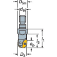 R216-10T08 Coromant Ball Nose Endmill Exchangeable Head - Exact Tooling