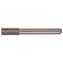 SA-41 Double Cut Solid Carbide Bur-Cylindrical without End Cut - Exact Tooling