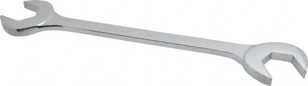 Proto - 1-5/16" Standard Open End Wrench - 13-1/8" OAL, Double End, Chrome Finish, 15° & 60° Head Angle - Exact Tooling