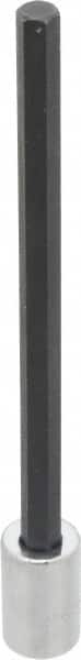Proto - 3/8" Drive, 8mm Hex Bit Socket - 6-29/32" OAL, 5" Bit Length - Exact Tooling