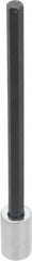 Proto - 3/8" Drive, 8mm Hex Bit Socket - 6-29/32" OAL, 5" Bit Length - Exact Tooling