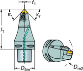 C6-DCMNN-00090-16 Capto® and SL Turning Holder - Exact Tooling