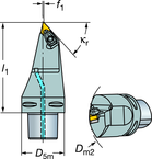 C6-DDMNL-33120-15 Capto® and SL Turning Holder - Exact Tooling