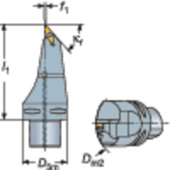 C5-SVMBL-00115-16 Capto® and SL Turning Holder - Exact Tooling