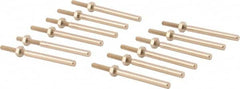 Grobet - 1/8" Shank Abrasive Point Mandrel - 25,000 Max RPM, 1/16" Hole Compatibility, for Rubberized Points - Exact Tooling