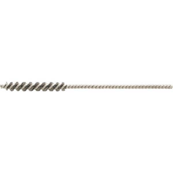 Brush Research Mfg. - 0.024" Diam Helical Stainless Steel Tube Brush - Exact Tooling