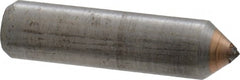 Norton - 1" Long x 1/4" Shank Diam Single Point Diamond Dresser - 80° Included Angle - Exact Tooling