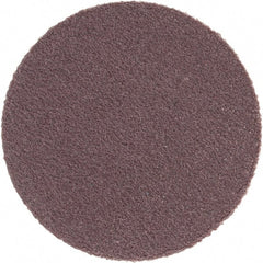 Standard Abrasives - 1" Disc Diam, 180 Grit, Aluminum Oxide Quick Change Disc - Type S Attaching System, Coated, Brown, Very Fine Grade, 20,000 RPM - Exact Tooling