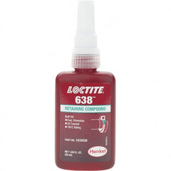 Loctite - 50 mL, Green, High Strength Retaining Compound - Series 638 - Exact Tooling