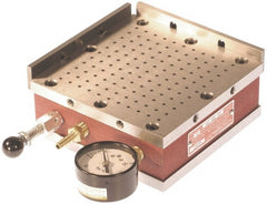 Suburban Tool - 6" Long x 6" Wide x 6" High, Compound, Series S1, Fine Pole, Sine Plate & Magnetic Chuck Combo - Angle Plate, Bolts, Handle, Locking Straps, Magnetic Chuck, Rails, Screws, Storage Case, T-Handle Hex Wrench, V-Block, Vise & Washer - Exact Tooling