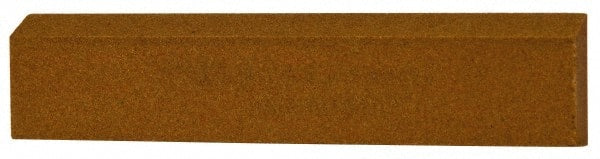 Norton - 4-1/2" Long x 1" Wide x 5/16" Thick, Aluminum Oxide Sharpening Stone - Rectangle, Medium Grade - Exact Tooling
