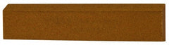 Norton - 4-1/2" Long x 1" Wide x 5/16" Thick, Aluminum Oxide Sharpening Stone - Rectangle, Medium Grade - Exact Tooling