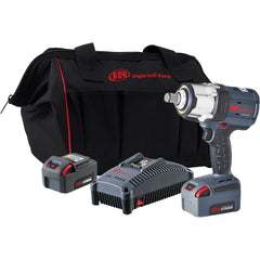 Ingersoll-Rand - Cordless Impact Wrenches & Ratchets; Voltage: 20.00 ; Drive Size (Inch): 0.75 ; Battery Chemistry: Lithium-Ion ; Handle Type: Pistol Grip ; Speed (RPM): 1900 ; Blows Per Minute: 2450 - Exact Tooling