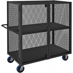 Durham - 2,000 Lb Capacity 2-Shelf Security Mesh Truck - Exact Tooling