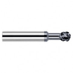 Undercutting End Mills - 0.2500″ (1/4″) Cutter Diameter × 0.1250″ (1/8″) Neck Length × 270° Carbide Undercutting End Mill, 4 Flutes, AlTiN Coated - Exact Tooling