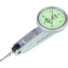 Mahr - Dial Test Indicators; Maximum Measurement (Decimal Inch): 0.0150 ; Maximum Measurement (mm): 0.40 ; Dial Graduation (Decimal Inch): 0.000500 ; Dial Graduation (mm): 0.0127 ; Dial Reading: 15-0-15 ; Dial Diameter (Inch): 1.5 - Exact Tooling