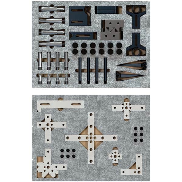 Phillips Precision - CMM Clamps Stud Thread Size: M6 Stud Length (Decimal Inch): 20 - Exact Tooling