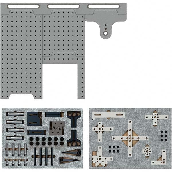 Phillips Precision - CMM Fixtures Type: Fixture Kits & Sets Plate Design: Magnetic - Exact Tooling