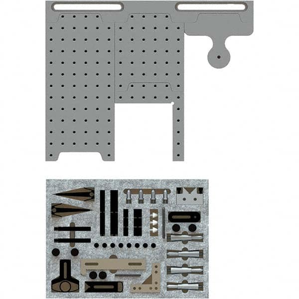 Phillips Precision - CMM Fixtures Type: Fixture Kits & Sets Plate Design: Magnetic - Exact Tooling