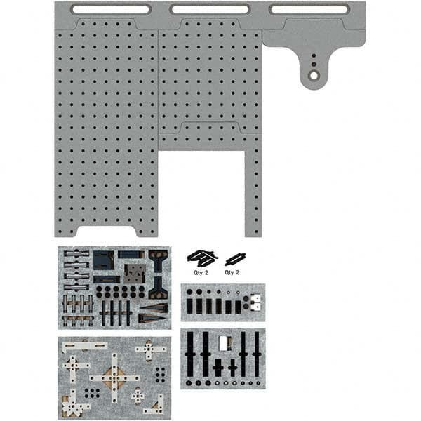 Phillips Precision - CMM Fixtures Type: Fixture Kits & Sets Plate Design: Magnetic - Exact Tooling